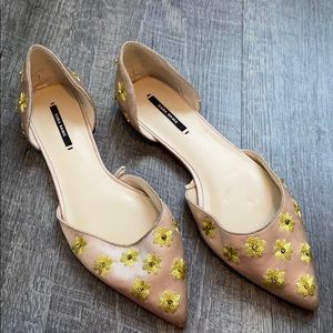 Pointy Zara flats size 38